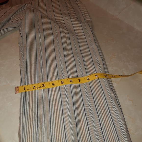 Mittoshop Gray Striped Wide Leg Jumpsuit - Picture 8 of 14